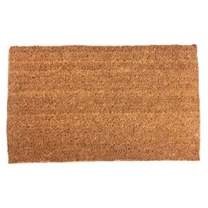 ninamar blank coir door mat - plain doormat for custom, personalized diy craft designs – 28 x 17 inch
