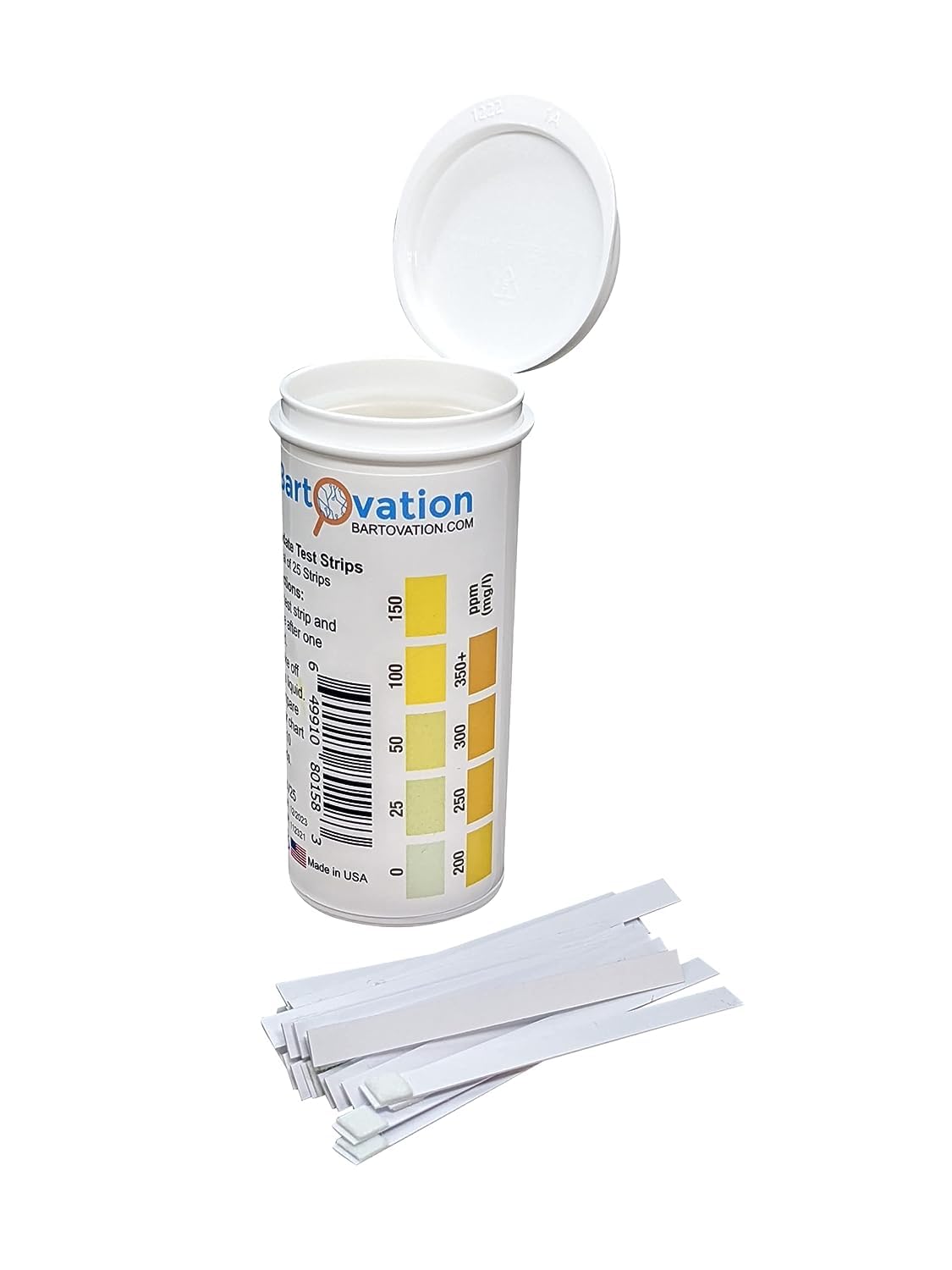 Molybdate Test Strip 0-350+ ppm [Vial of 25 Strips]