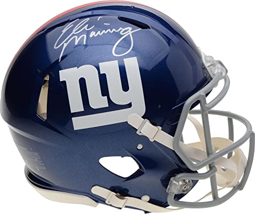 Eli Manning New York Giants Autographed Riddell Speed Pro-Line Helmet - Autographed NFL Helmets