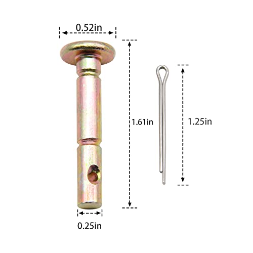 Ganivsor Replacement 10pk SnowBlowers Shear Pins for MTD 738-04124A 738-04124 19A126, 19A40023, 19A40024, 31AH55TA, 31BH55TA, 31AH55SY