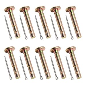 Ganivsor Replacement 10pk SnowBlowers Shear Pins for MTD 738-04124A 738-04124 19A126, 19A40023, 19A40024, 31AH55TA, 31BH55TA, 31AH55SY