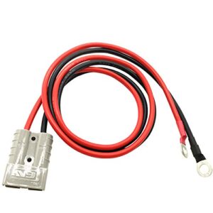 ayecehi ring terminal connector extension cable 10awg battery adapter cable,with o-type terminal and 45a connector [1 m/3.3ft]