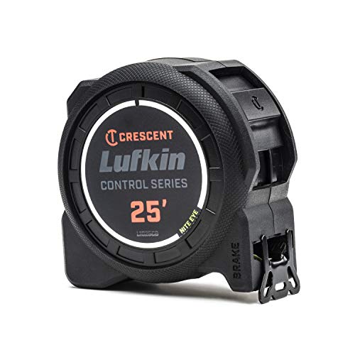 Crescent Lufkin 1-3/16 x 25' Command Control Series Black Clad Tape Measure - L1025CB