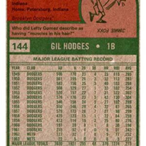 2019 Topps Archives #144 Gil Hodges Brooklyn Dodgers Baseball Card