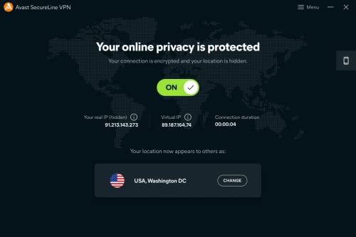 Avast SecureLine VPN 2023 | 10 Devices, 1 Year [PC/Mac/Mobile Download]