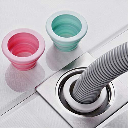 3Pcs Drain Pipe Sewer Seal Rings Deodorant Silicone Ring Washing Machine Sealing Plug for Bathroom Kitchen Cleaning Tools