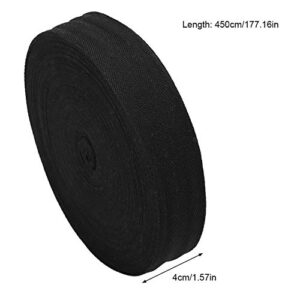 Tree Bandage, Cotton Tree Wrap Tape Bandage Binding Belt Grafting Bonsai Garden Tool(4CM-Black)