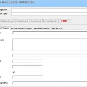 Research Requests Database