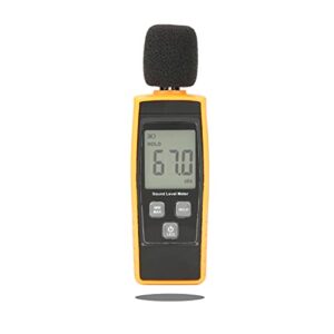 decibel meter, digital sound level meter sound noise meter with 30 to 130 dba measuring range, data hold, digital noise meter decibel monitoring tester for home factories