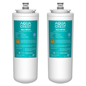 aquacrest ap5527 reverse osmosis pre and post water filter cartridge, replacement for aqua-pure ap5527, 5598101, ap-ro5500, apro5500 reverse osmosis system (1 set), model no.wf59.