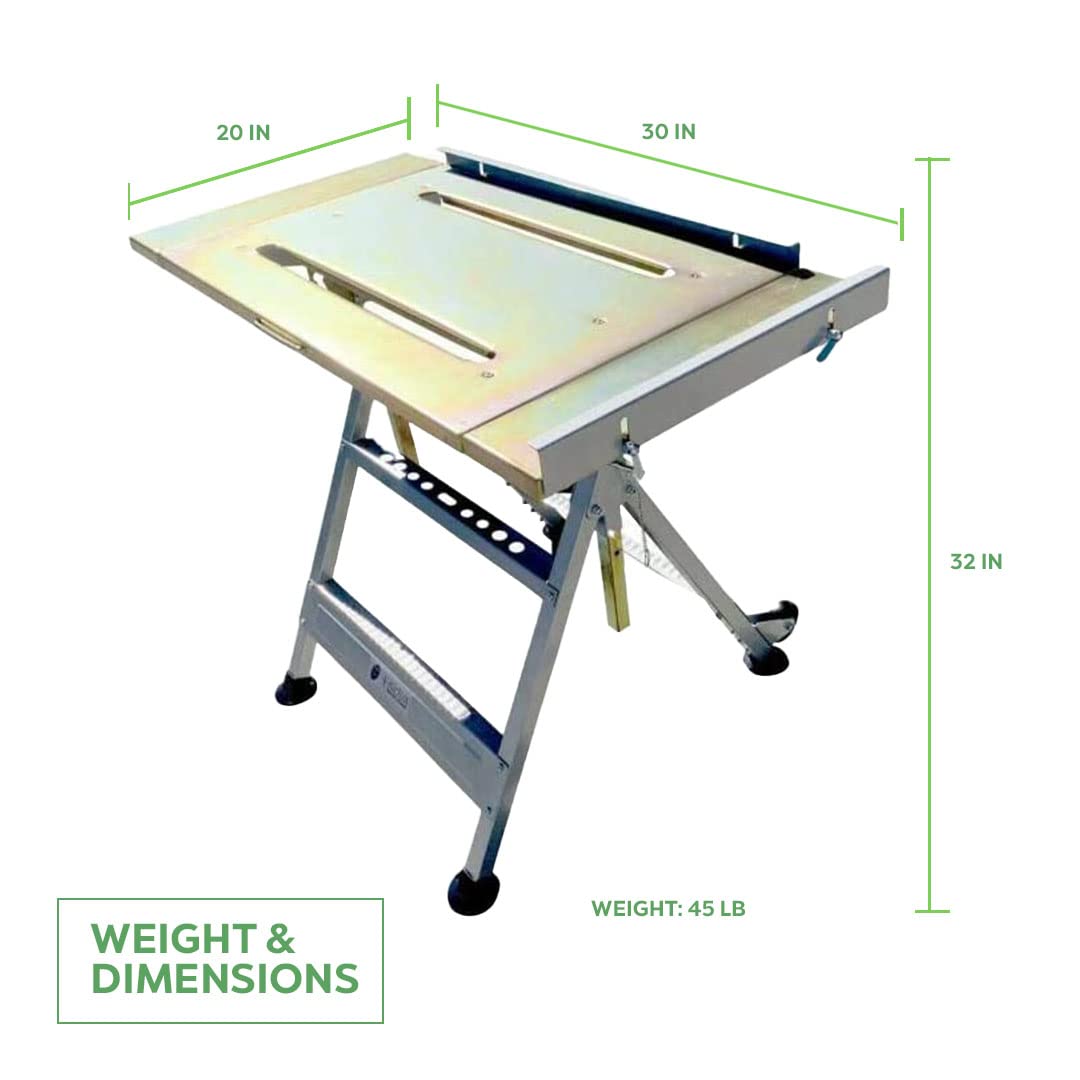 NOVA Portable Welding and Fabrication Table Adjustable Tilt Heavy Duty