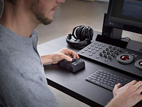 Upgraded Tourbox NEO Photo and Video Editing Console, Advanced controller with customized creative inputs to simplify and optimize the Adobe Photoshop, Adobe Lightroom, SAI, Premiere, and more (Black)