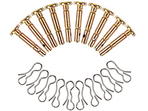 Gavin parts shop 738-04124A Shear Pins & 714-04040 Cotter Pins for MTD Cub Cadet Snow Blower 10 Set (0.25" x 1.5")