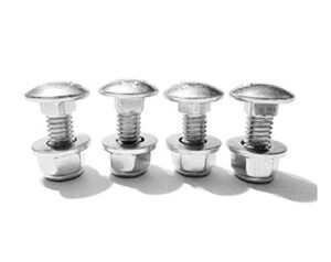 zrm&e 4 set 304 stainless steel snowblower skid shoe mounting bolts accessories kit (5/16-18) 3/4" 784-5580