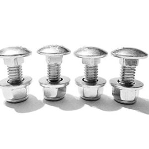 ZRM&E 4 Set 304 Stainless Steel Snowblower Skid Shoe Mounting Bolts Accessories Kit (5/16-18) 3/4" 784-5580