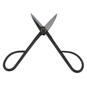 Hakeeta Bonsai Scissors, 205mm Long Handle Scissors Stainless Steel for Pruning Shear Bud Leaves, Bonsai Trimming Tool Garden Equipment Set.