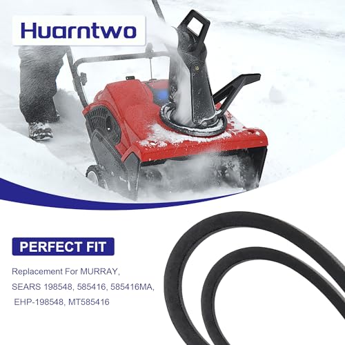 Huarntwo New Replacement 585416,585416MA Auger Drive Belt for Murray Snowblower