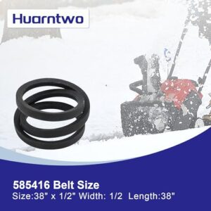 Huarntwo New Replacement 585416,585416MA Auger Drive Belt for Murray Snowblower