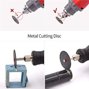 YEEZUGO 10 pcs Diamond Cutting Wheel Cut Off Discs Coated Rotary Tools W/Mandrel 22mm for Dremel (Cutting Wheel Set)