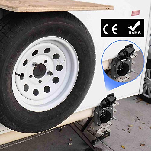 YONHAN 4 Pin to 7 Pin Adapter Trailer Light Adapter 4-Way Flat Truck to 7-Way Blade Reverse Plug Connector with Mounting Bracket for Towing Solutions