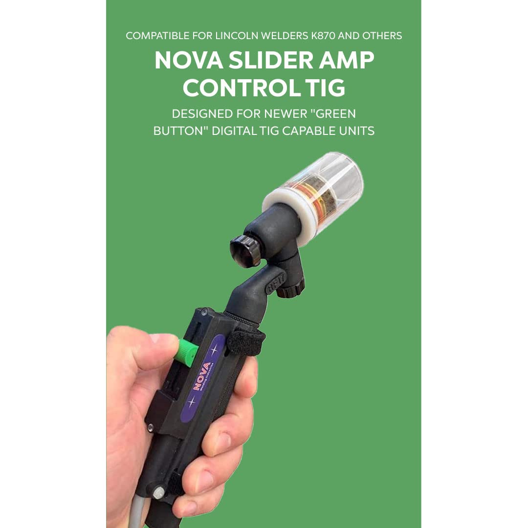 NOVA Slider Amp Control TIG, 6-pin, Compatible with Lincoln Welders K870 and others,15ft