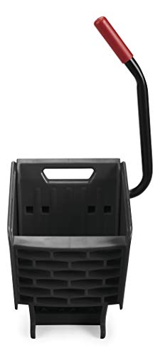 Rubbermaid Commercial WaveBrake 2.0 Side-Press Wringer for Mop Bucket, Black (2064960)