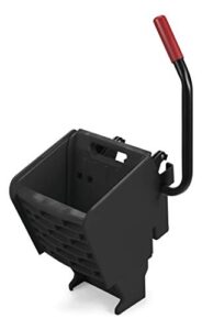 rubbermaid commercial wavebrake 2.0 side-press wringer for mop bucket, black (2064960)