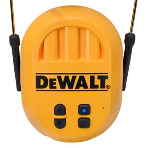 DEWALT Safety Earmuffs, Yellow, One Size