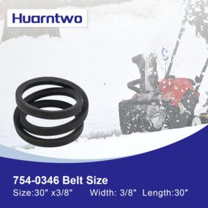 Huarntwo 954-0346 754-0346 Drive Belt for MTD snowblowers