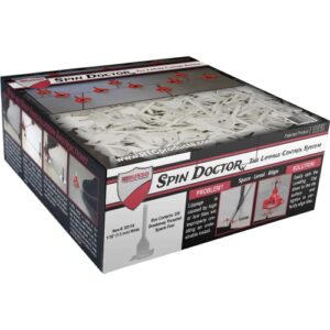 Spin Doctor 1/16" White Threaded Post (250 pc. Box)