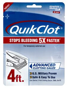 quikclot advanced clotting gauze - 3 x 48 in