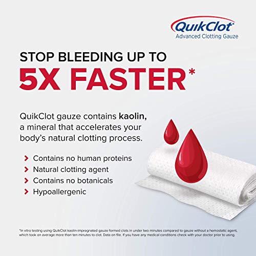 QuikClot Advanced Clotting Gauze - 3 x 48 in