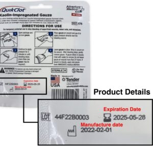 QuikClot Advanced Clotting Gauze - 3 x 48 in