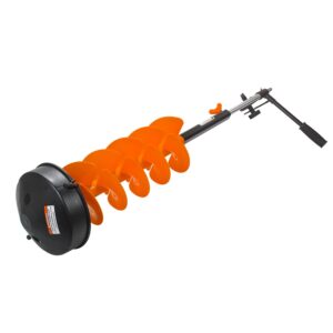 Nordic Legend E-Drill Nylon Ice Auger Combo and Universal Adapter with 14” Extension (8-in)