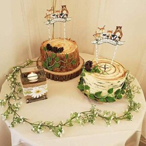 Woodland Baby Shower Cake Topper, Woodland Welcome Baby Topper, Woodland Animals, Baby Shower Decoration