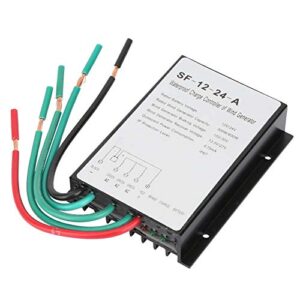 Wind Turbine Controller, Walfront Automatic 12V/24V 300W/600W IP67 Waterproof Wind Charge Controller Generator Regulator for Solar Street Lamp Courtyard Lamp