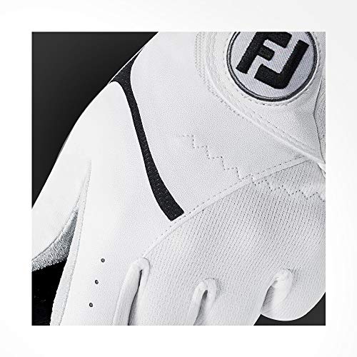 FootJoy TropiCool Gloves, White, Medium/Large