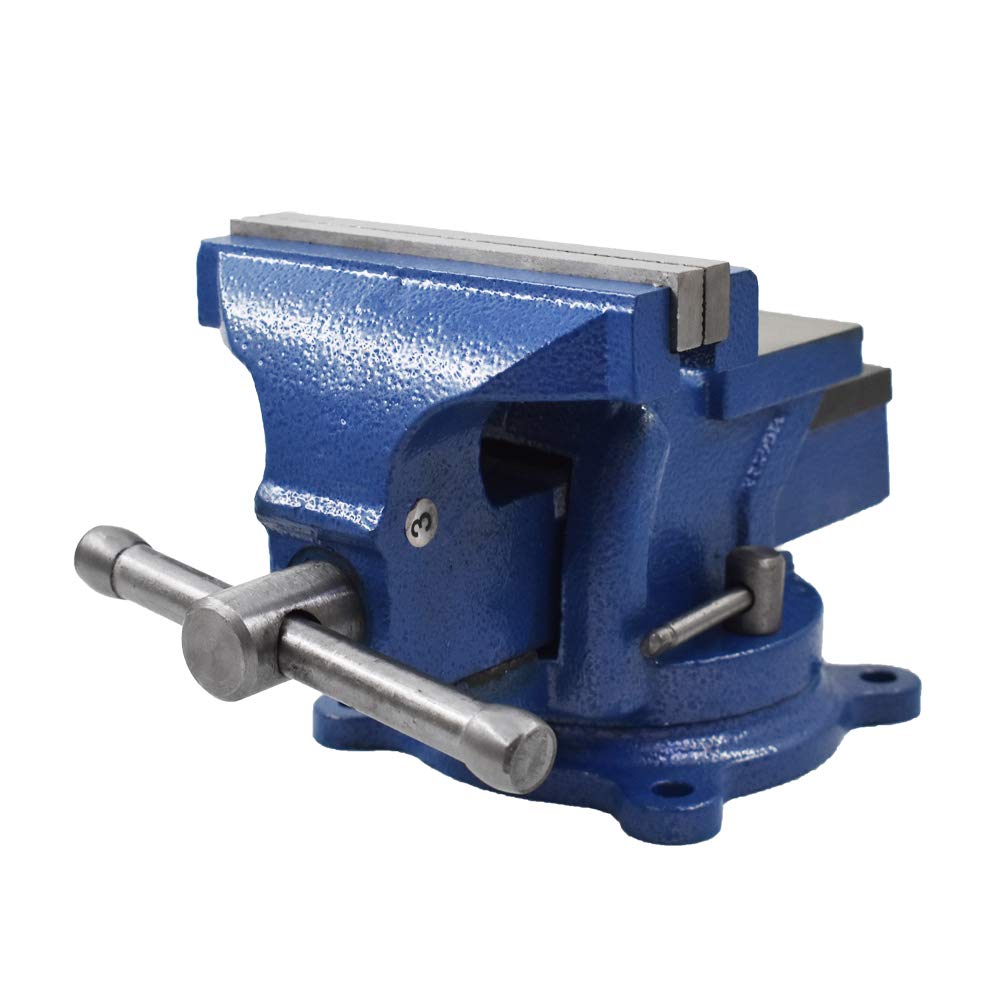 4" Bench Vise with Anvil 360 Swivel Locking Base Table top Clamp Heavy Duty Vice