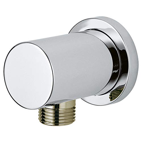 GROHE 26635000 Rainshower 1/2-Inch Handheld Shower Wall Union, Starlight Chrome