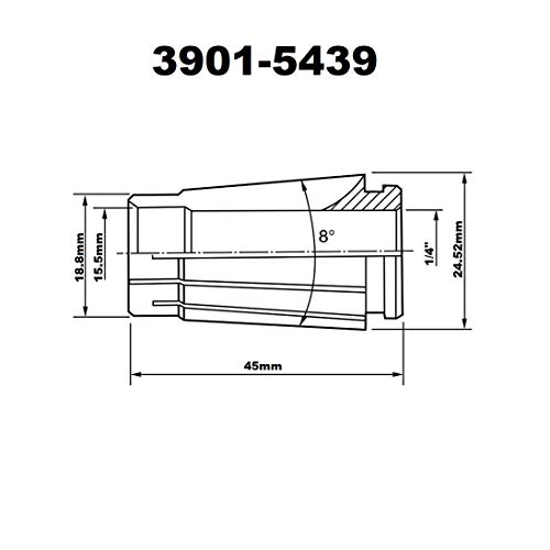 HHIP 3901-5439 Pro-Series Sk16 Lyndex Style Collet, 1/4" Size