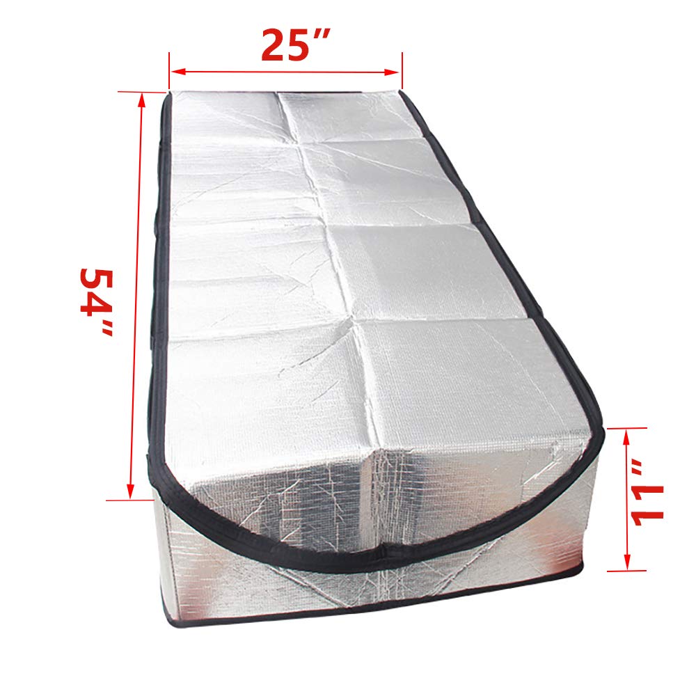 Attic Stairway Insulation Cover - Premium Energy Saving Attic Stairs Door Ladder Insulator Pull Down Tent with Zipper 25 in x 54 in x 11In (Attic Cover)