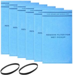 keepow wet dry vac filter fit for stinger 2.5 to 5 gallon wet dry vacuum ws0255va, part# vf2000, 6 pack