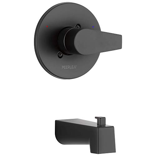 DELTA FAUCET Peerless PTT14119-BL Xander Trim Kit Tub Only, Matte Black