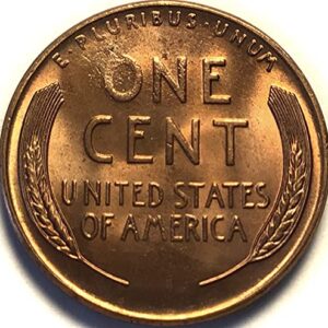 1945 P Lincoln Wheat Cent Red Penny Seller Mint State