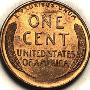 1945 P Lincoln Wheat Cent Red Penny Seller Mint State