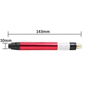 Pneumatic Air Micro Die Grinder Sets,3mm Chuck Pencil Type Polishing Engraving Grinding Pneumatic Tools 58000RPM