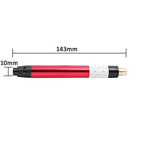 Pneumatic Air Micro Die Grinder Sets,3mm Chuck Pencil Type Polishing Engraving Grinding Pneumatic Tools 58000RPM