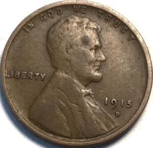 1915 d lincoln wheat cent penny seller g6