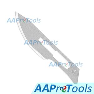 AAProTools 200 Surgi Sterile Scalpel Handle Blades # 24 (2 Free Handle #4)