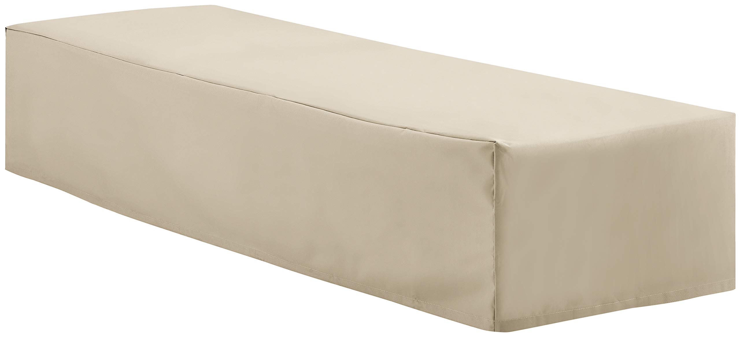 Crosley Furniture CO7506-TA Heavy-Gauge Reinforced Vinyl Outdoor Chaise Lounge Cover, Tan